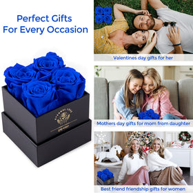Impouo rose box detail, highlighting premium packaging and ready-to-display design.