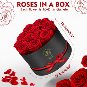 Impouo rose texture close-up, highlighting life-like petals and velvety feel