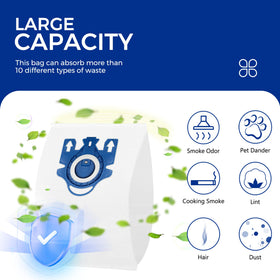 Improvedhand 3D efficiency bags showcase powerful filtration for a cleaner home.