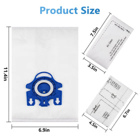 Improvedhand cleaning brush included for simple maintenance and bag replacement.
