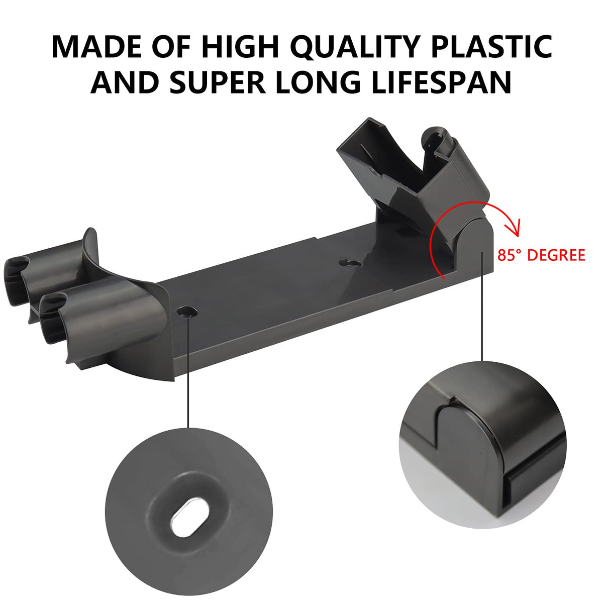 Improvedhand dock-station securely holds handheld vacuum and tools.