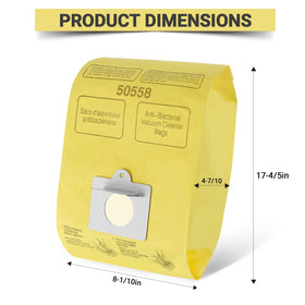 Improvedhand disposal test shows dust containment during bag removal
