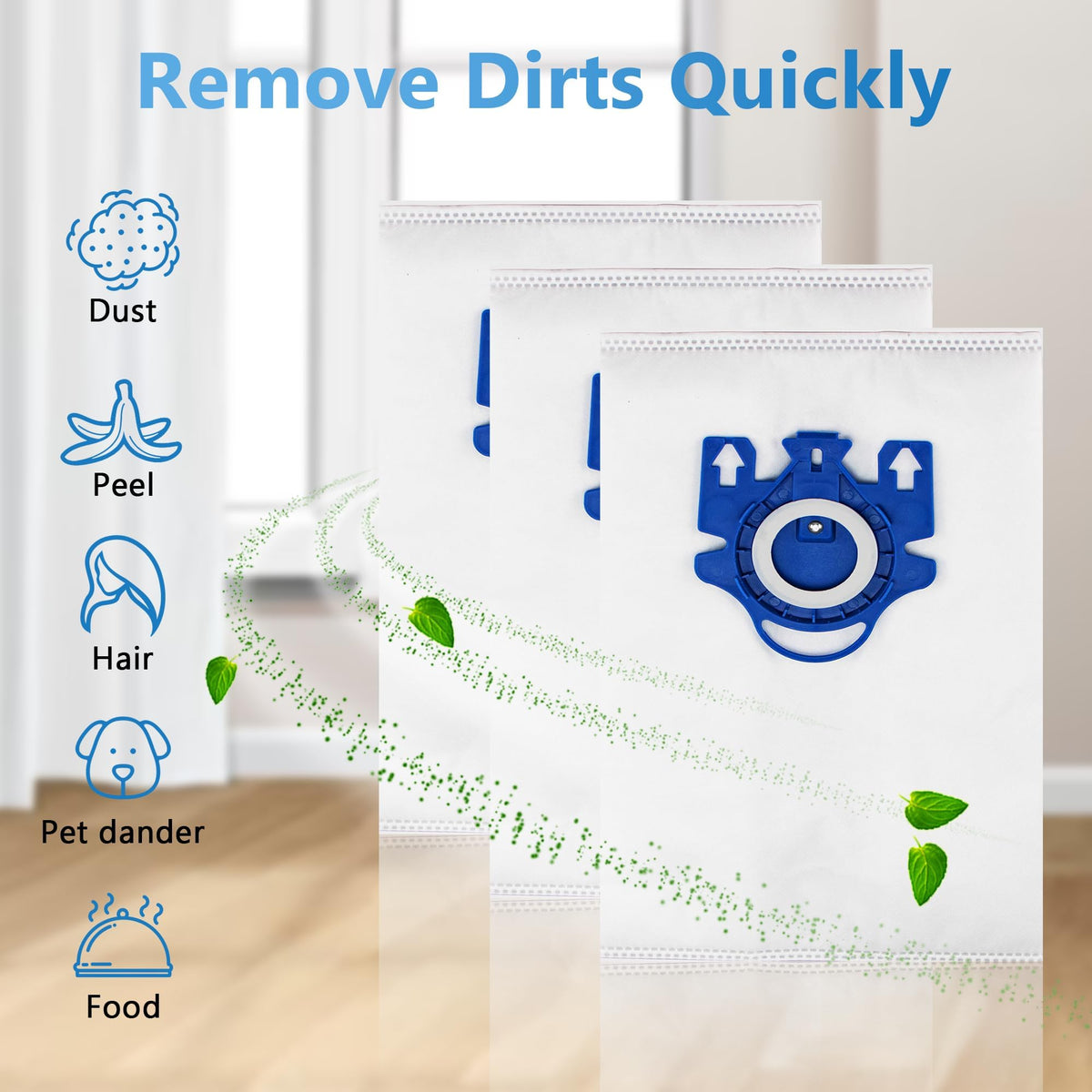 Improvedhand design promotes easier airflow for efficient cleaning at low suction