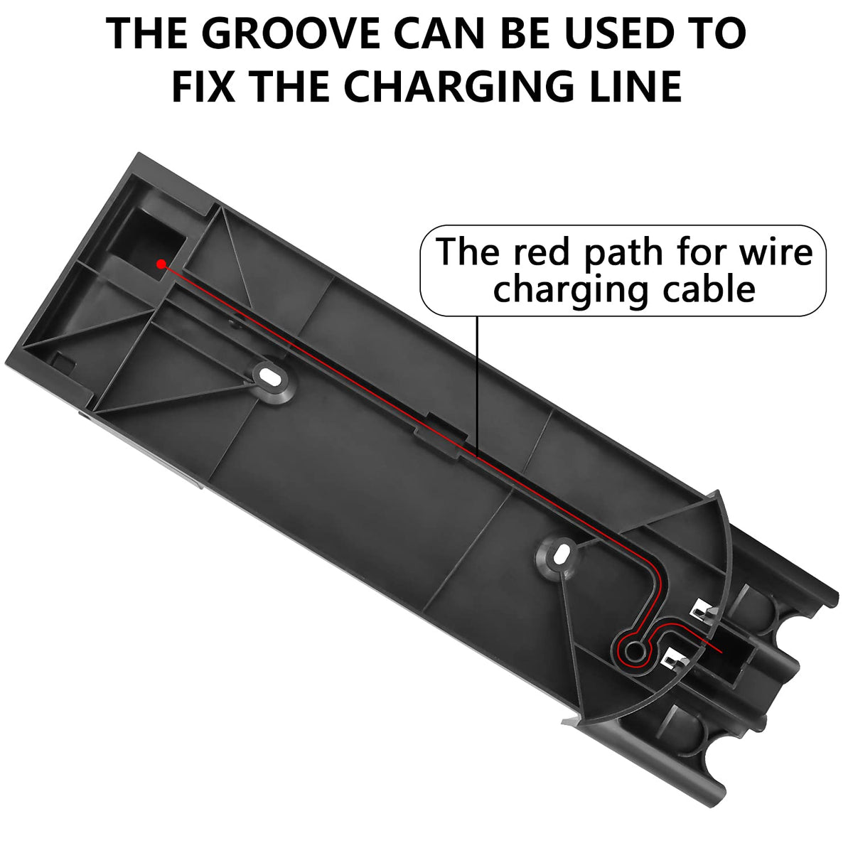 Improvedhand wall bracket with included screws for easy installation.