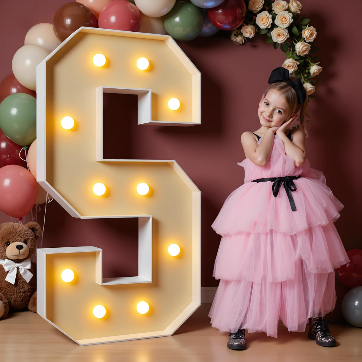 Imprsv 4ft marquee letters frame for bold party signage.