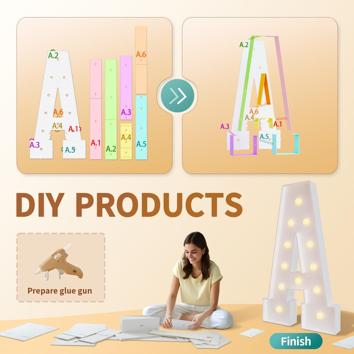 Imprsv bulb string lighting for bright night-time events.