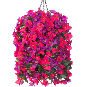 INSPRING bougainvillea trailing flowers 3-pack on display for year-round porch decor.