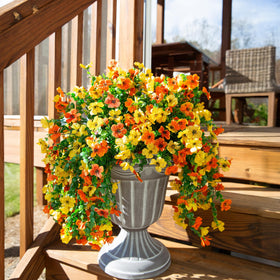 INSPRING outdoor UV‑resistant flowers designed for sun and rain