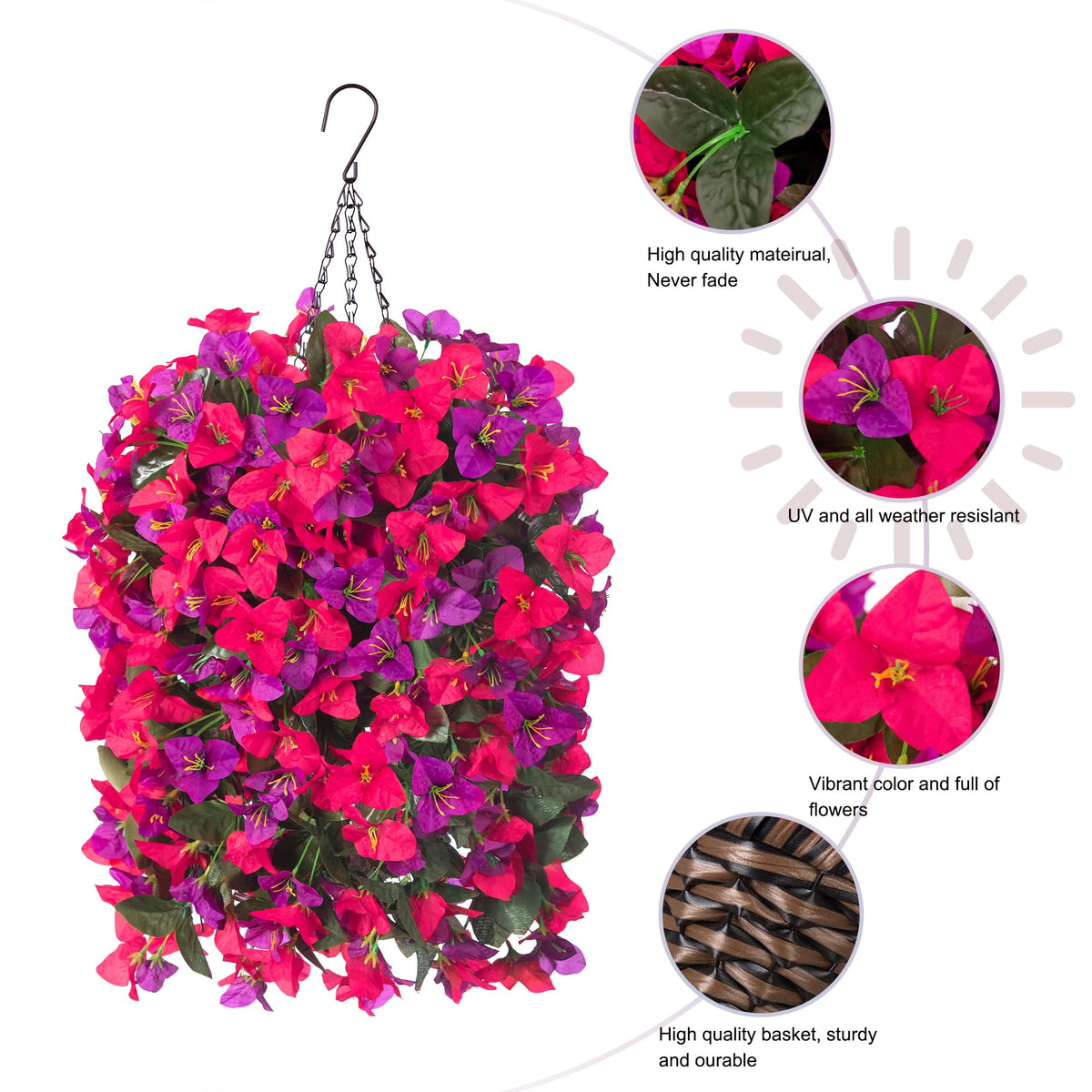 INSPRING purple bougainvillea bloom adds vibrant curb appeal.