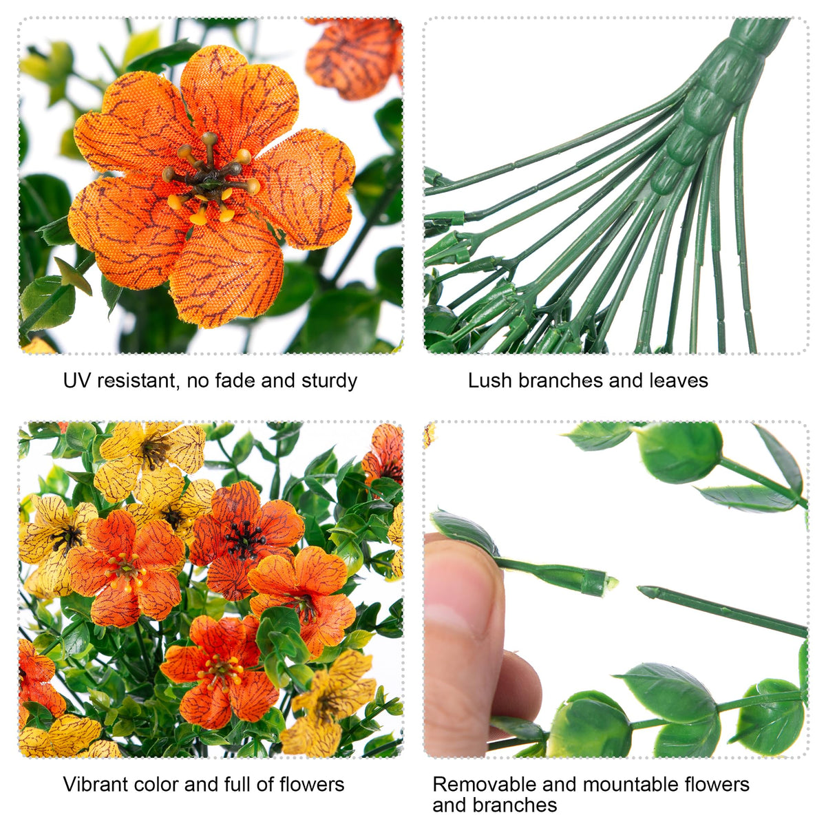INSPRING waterproof faux plants stay vivid with minimal upkeep outdoors