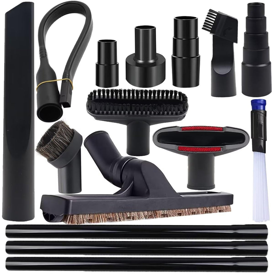 IN VACUUM 15 Pcs universal kit overview for versatile home cleaning