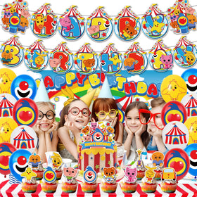INATURE balloons create a playful color burst and festive atmosphere.
