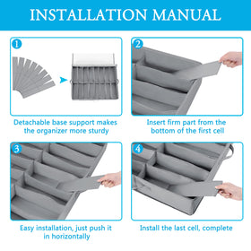 INAYA organizer with reinforced handles for easy moving and placement.