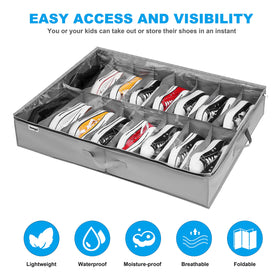 INAYA adjustable dividers keep shoes snug and protected.