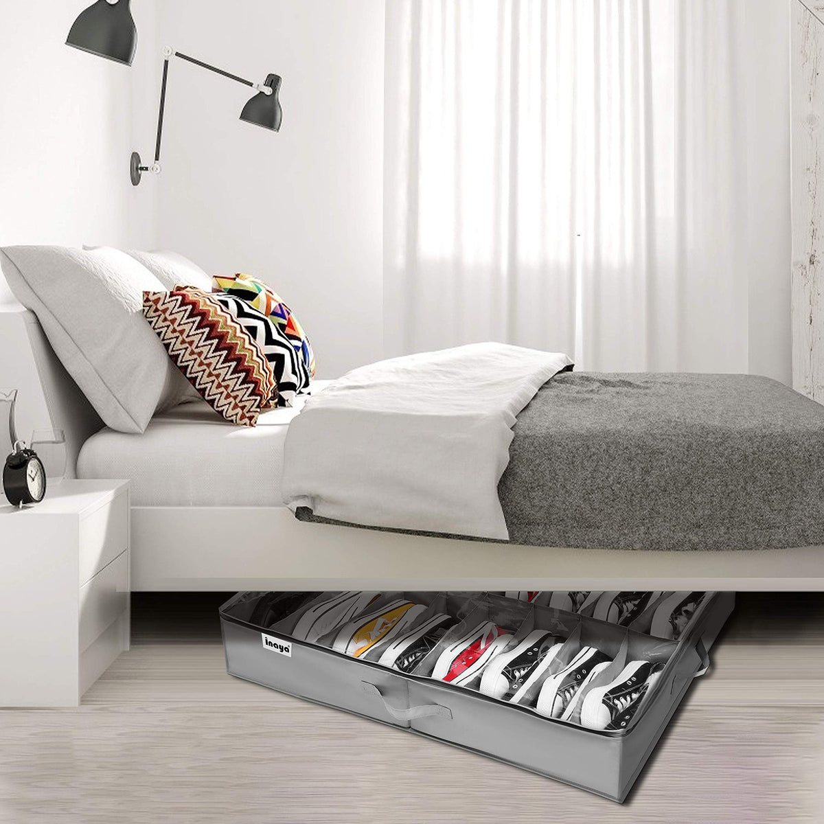 INAYA two-pack packaging suits shared closets and seasonal rotation.