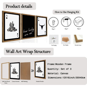 Inch Sunshine Art Longhorn skull piece enhances bold focal points in bedrooms and hallways.