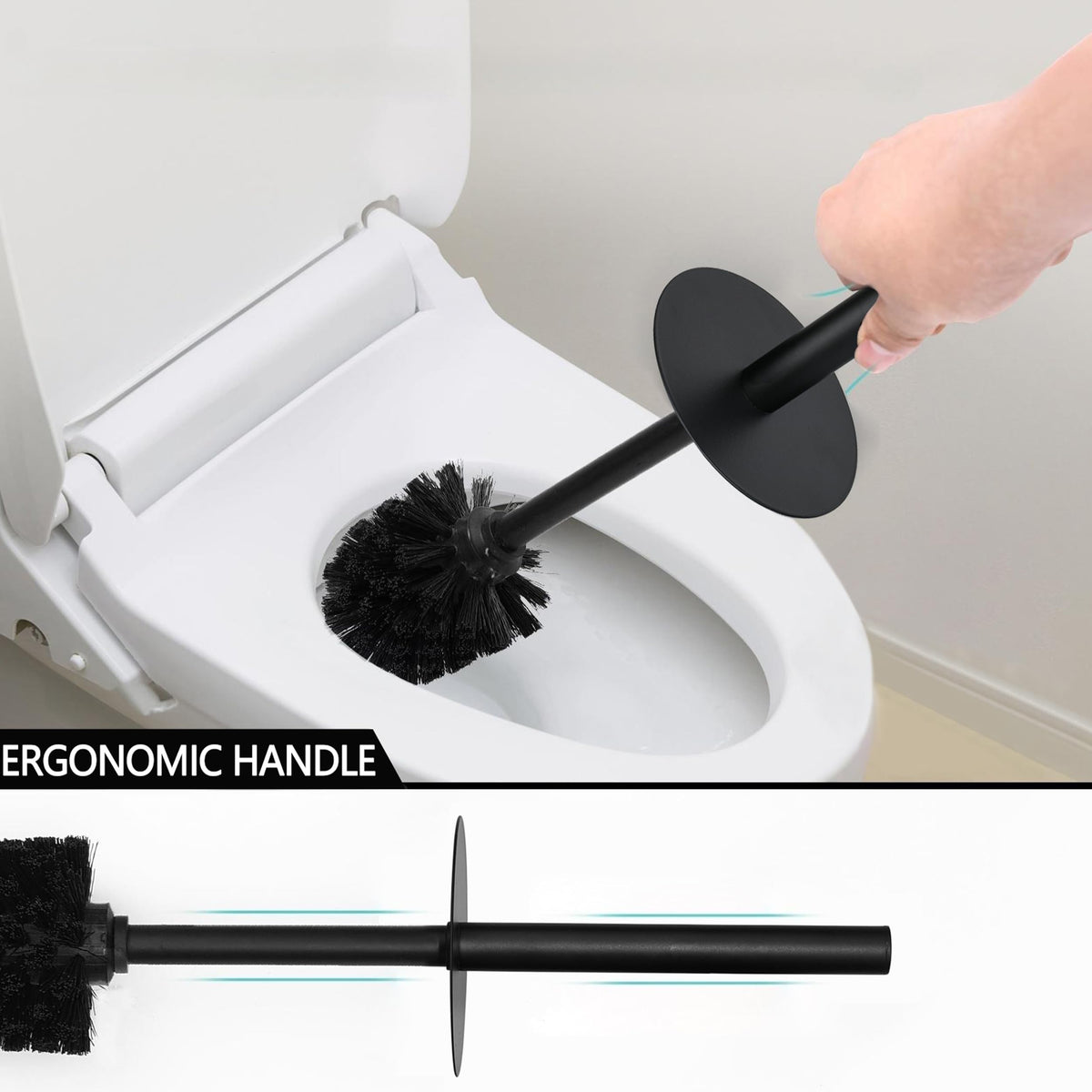 Indecor Home close-up bristles cleanse effectively with sturdy resin construction.