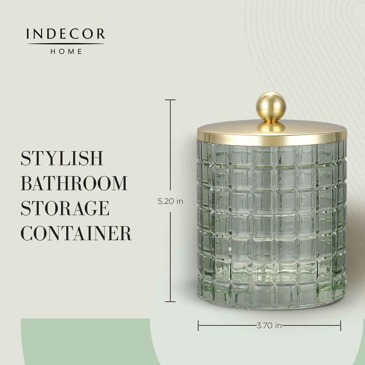 Indecor Home sage jar complements modern or classic decor.