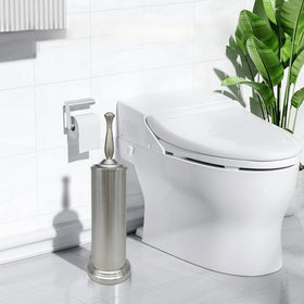 Indecor Home easy-to-assemble toilet brush for quick setup