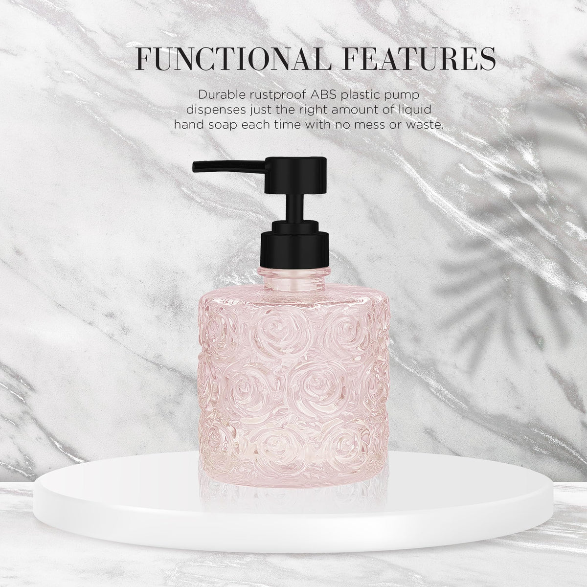 Indecor Home Marcella 14-ounce capacity for everyday use.