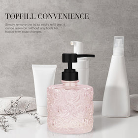 Indecor Home Marcella dispenser with durable construction.
