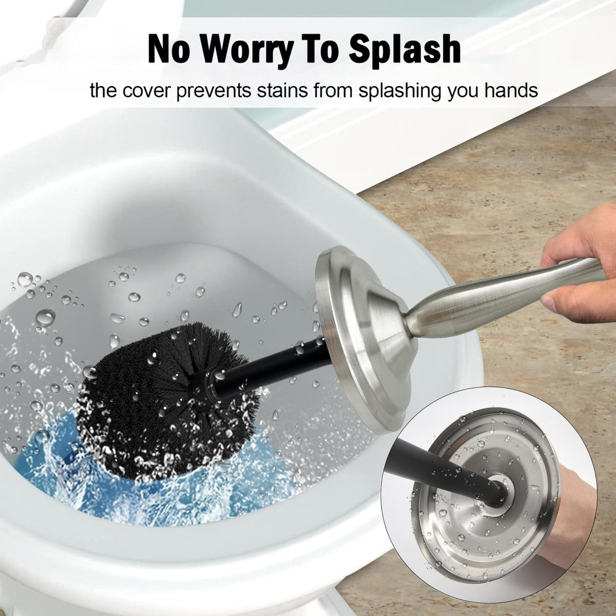Indecor Home holder with removable liner for easy post-use cleanup