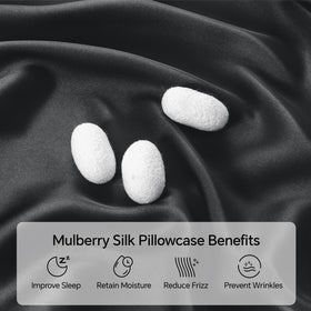 INFIIXSO silk pillowcase with hidden zipper for secure closure.