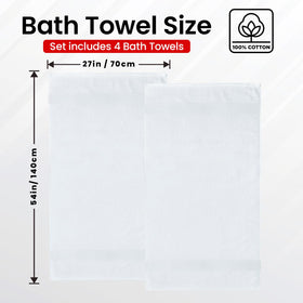 Infinitee Xclusives towels with double stitching for durable, long-lasting performance wash after wash.