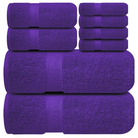 Infinitee Xclusives bath towels: plush, absorbent cotton for daily use.