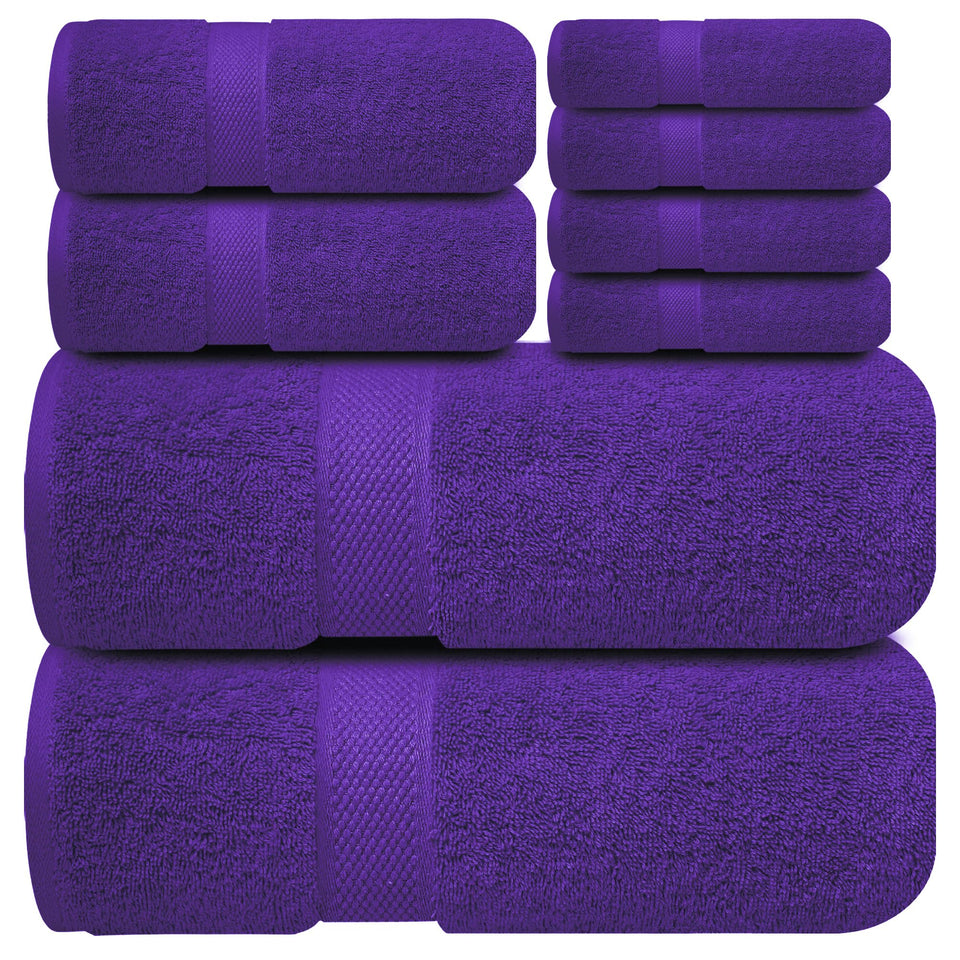 Infinitee Xclusives bath towels: plush, absorbent cotton for daily use.