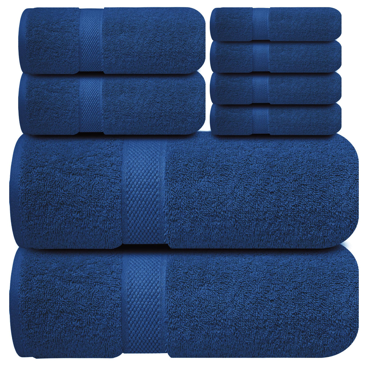 Infinitee Xclusives luxury bath towels close-up showing plush softness and generous size