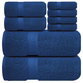 Infinitee Xclusives luxury bath towels close-up showing plush softness and generous size