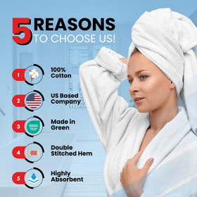 Infinitee Xclusives luxury hand towels with durable edge stitching for daily use