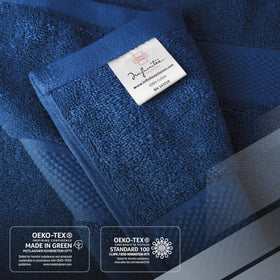 Edge stitching detail on Infinitee Xclusives towel for lasting durability