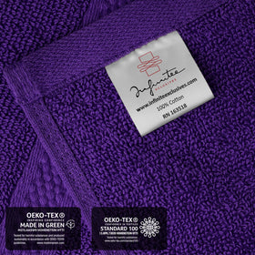 Infinitee Xclusives washcloth used for glass surfaces and mirrors to prevent streaks.