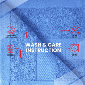 Infinitee Xclusives washcloths on drawer for spa and bath routines