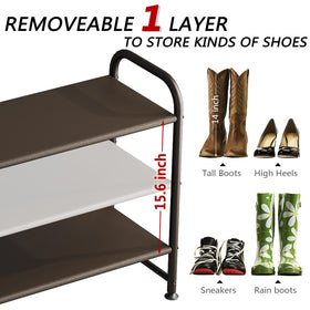 INGIORDAR bottom layer stores slippers for quick access.