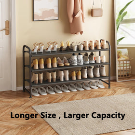 INGIORDAR shoe rack holds up to 18 pairs, maximizing space efficiency