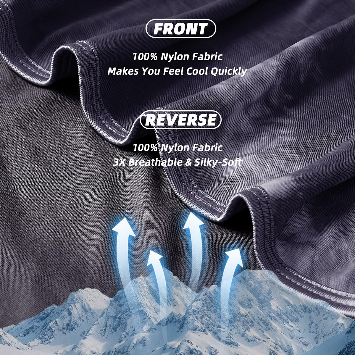 Inhand cooling blanket on bed offering a cooler night's sleep
