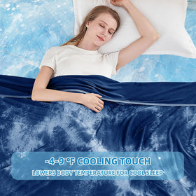 Inhand cooling blanket king size on bed with generous coverage for two adults