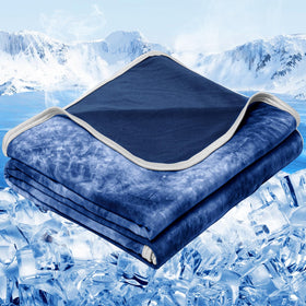 inhand cooling blanket queen 90x90 on bed for cooler sleep