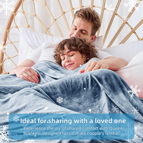 inhand cooling blanket queen size packaged image highlights gift-ready presentation