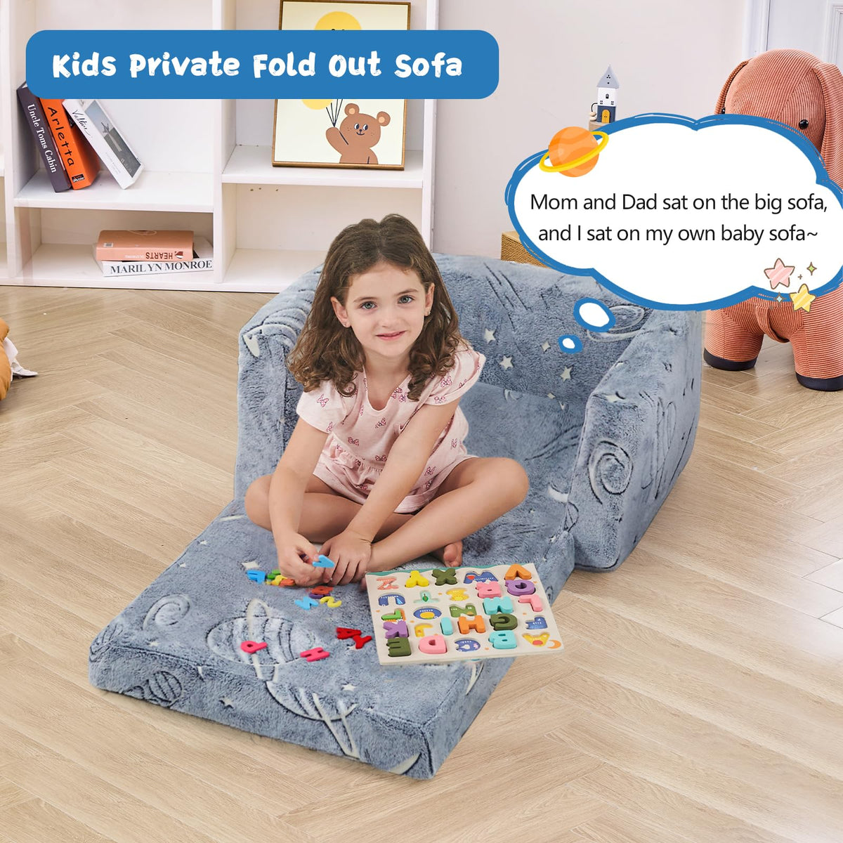 inhand toddler chair space pattern adds imaginative decor and seating