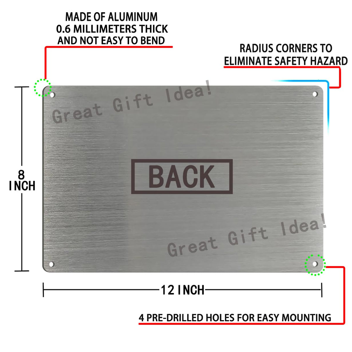 Inhapi bar sign weather-ready with matte finish reduces glare