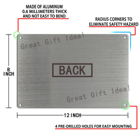 Inhapi bar sign weather-ready with matte finish reduces glare