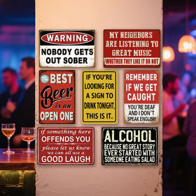 Inhapi dad-approved gift sign set suitable for birthdays and housewarmings