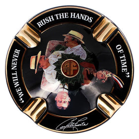 Inhouse Arturo Fuente porcelain ashtray, 8-75 inch, sturdy and easy to clean.