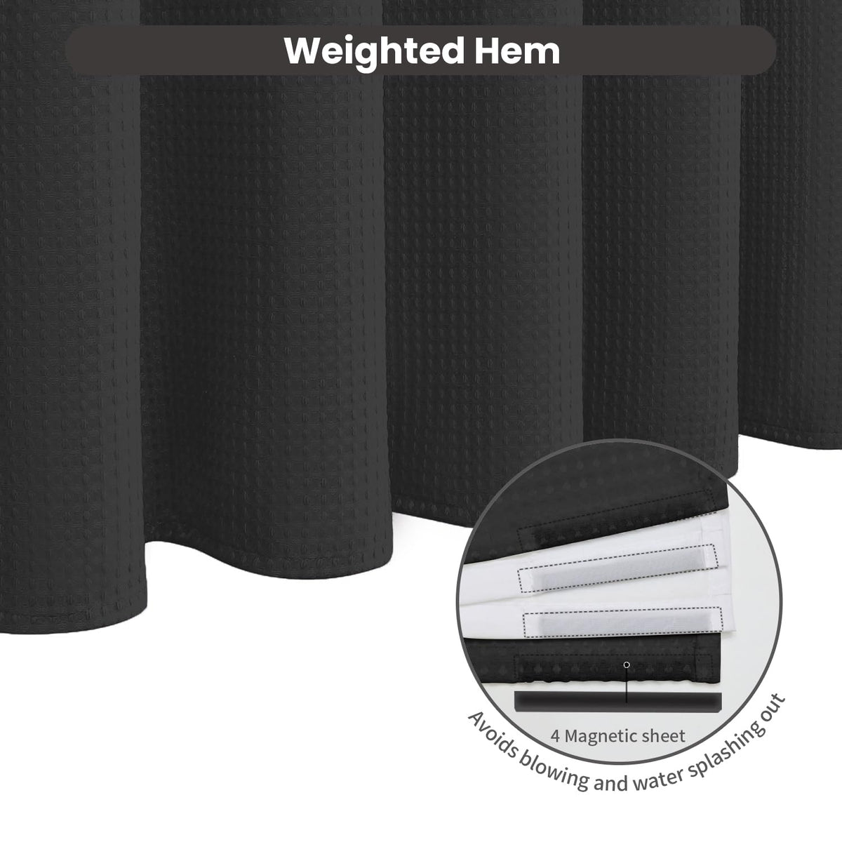 Inhousolu removable liner with magnetic bottom offers easy cleaning and versatile use.