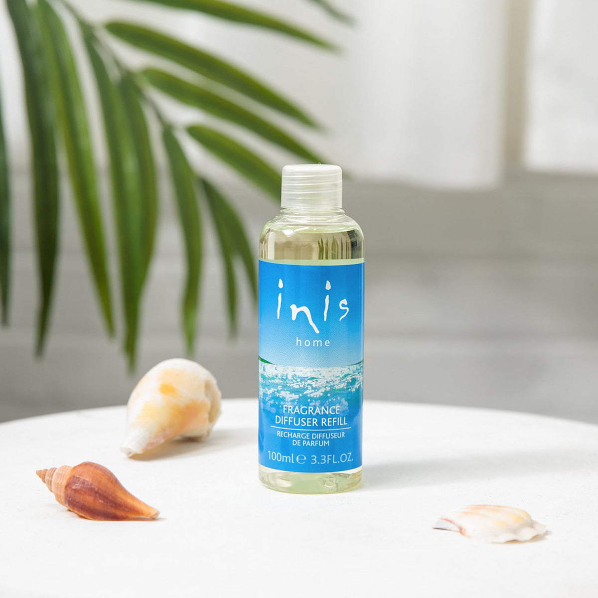Inis Energy of the Sea refill bottle shown for quick room refresh.