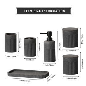 INIUNIK two qtip holders organize cotton swabs for easy access.